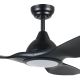 Eglo - LED Dimbaar ceiling fan LED/16W/230V zwart + afstandsbediening