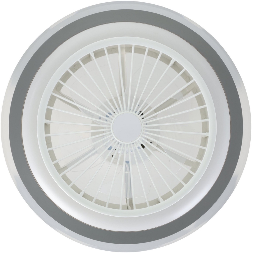 Eglo - LED dimbare plafondventilator LED/25,5W/230V wit/grijs 2700-6500K + afstandsbediening