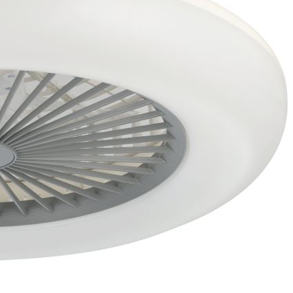 Eglo - LED dimbare plafondventilator 3xLED/12,6W/230V 2700-6500K Ø 55 cm grijs + afstandsbediening
