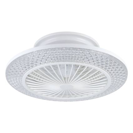 Eglo - dimbare LED-plafondventilator 3xLED/12,6W/230V 2700-6500K Ø 55 cm wit + afstandsbediening