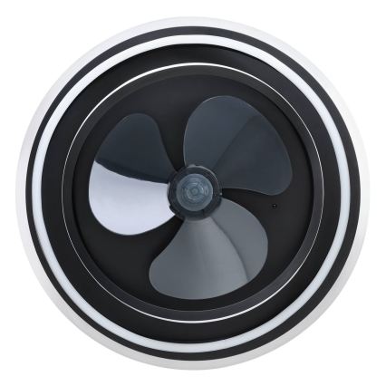 Eglo - LED-dimbare plafondventilator 4xLED/9W/230V 2700-6500K Ø 50 cm zwart + afstandsbediening