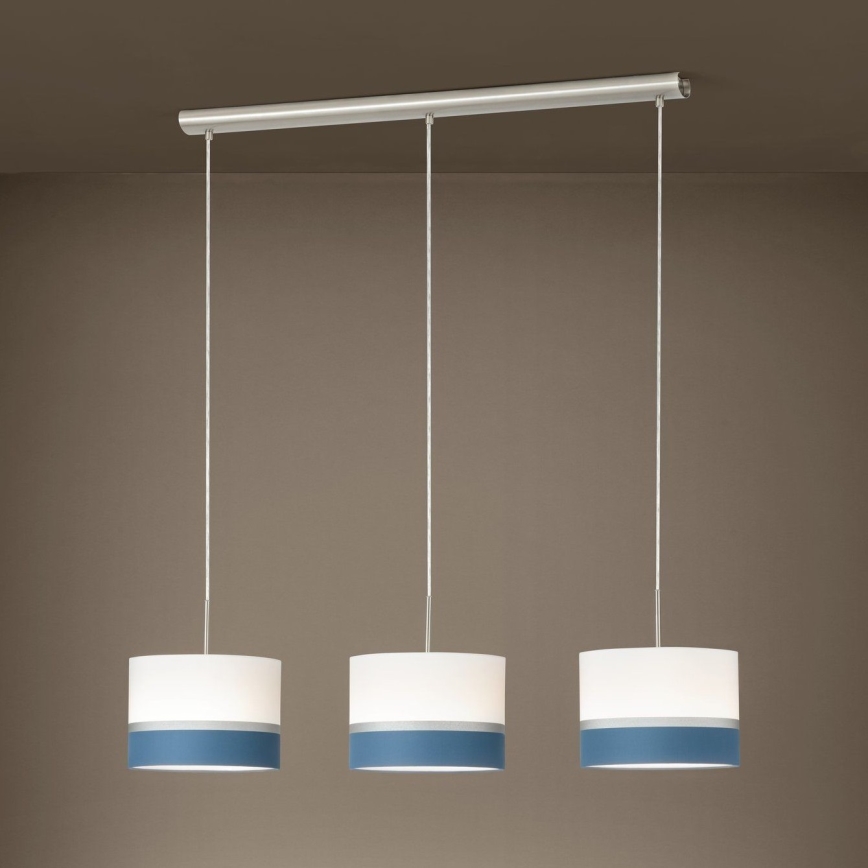 Eglo 38555 - Hanglamp aan een koord SPALTINI 3xE27/60W/230V