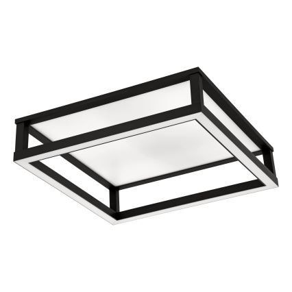 Eglo - Dimbare LED Plafondlamp LED/29,4W/230V 2700-6500K zwart + afstandsbediening
