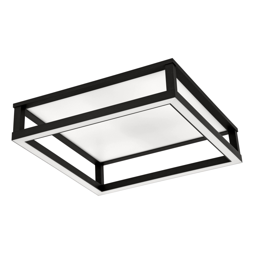 Eglo - Dimbare LED Plafondlamp LED/29,4W/230V 2700-6500K zwart + afstandsbediening