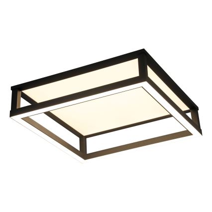 Eglo - Dimbare LED Plafondlamp LED/29,4W/230V 2700-6500K zwart + afstandsbediening