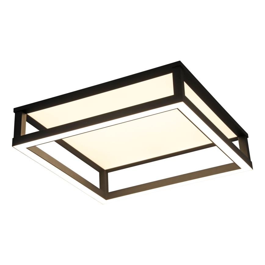 Eglo - Dimbare LED Plafondlamp LED/29,4W/230V 2700-6500K zwart + afstandsbediening
