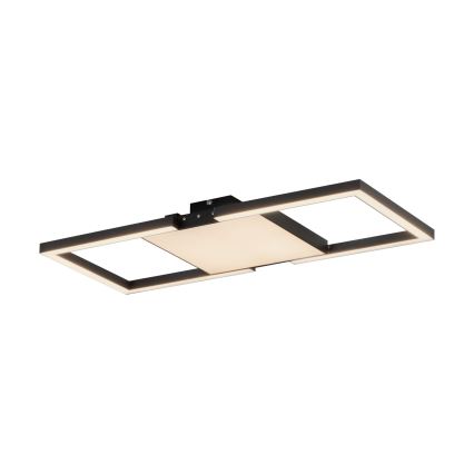 Eglo - Dimbare LED Plafondlamp LED/26,2W/230V 2700-6500K zwart + afstandsbediening