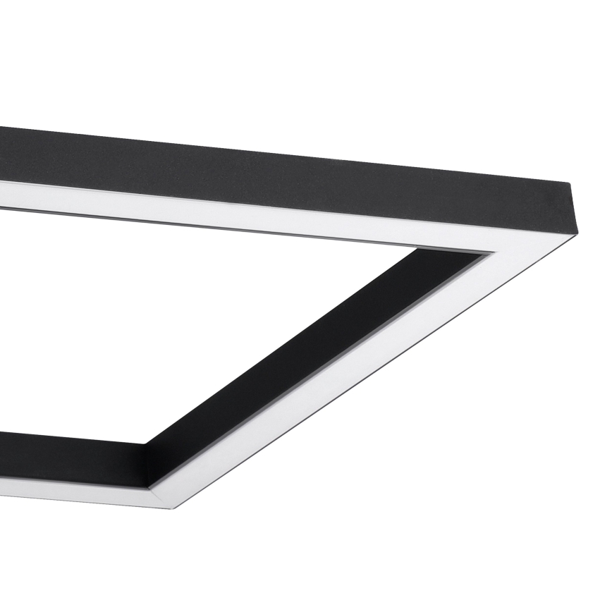 Eglo - Dimbare LED Plafondlamp LED/26,2W/230V 2700-6500K zwart + afstandsbediening