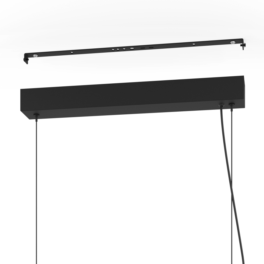Eglo - Dimbare LED hanglamp aan een koord LED/44W/230V 3000K zwart/goud