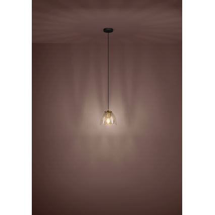 Eglo - Hanglamp aan een koord 1xE27/40W/230V goud