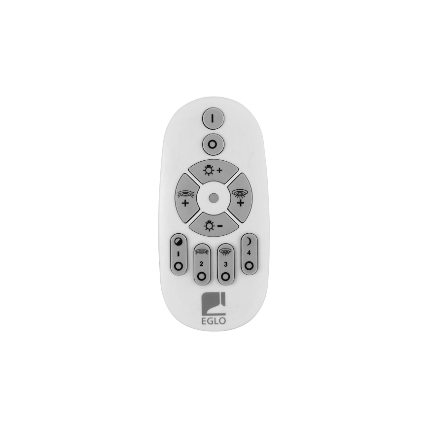 Eglo - LED dimbare hanglamp aan kabel 3xLED/8W/230V + 3xLED/8,5W 3000K zwart + afstandsbediening