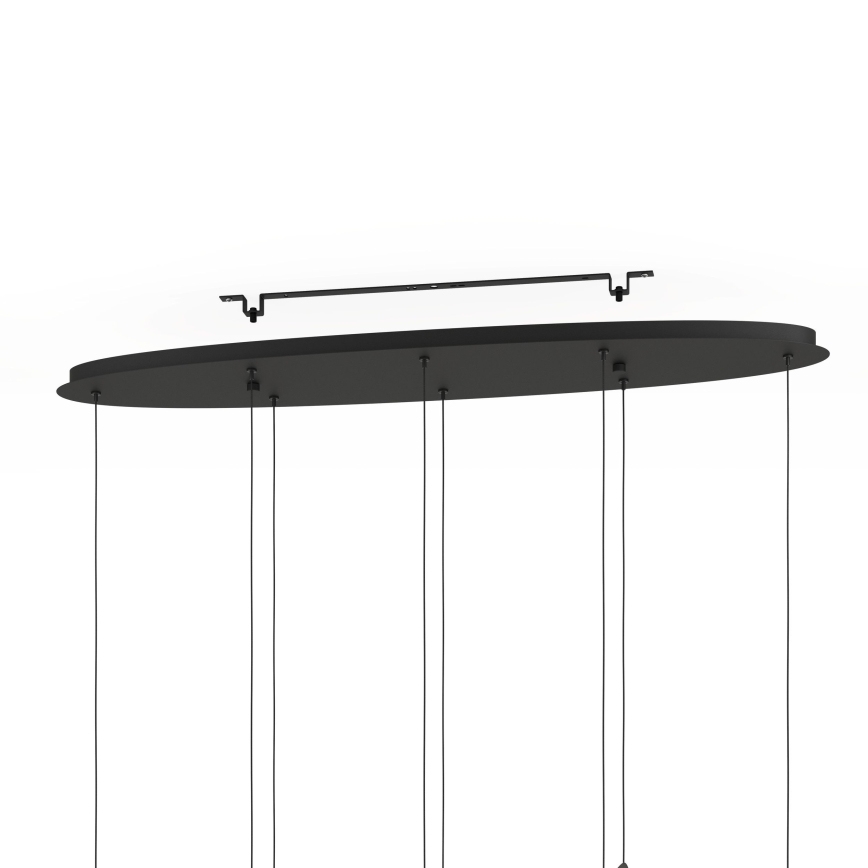 Eglo - Dimbare LED hanglamp aan een koord 8xLED/4,2W/230V 3000K zwart