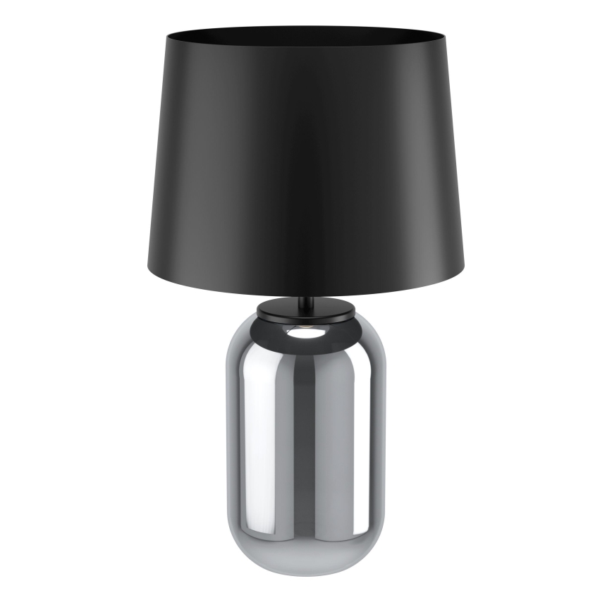 Eglo - Tafellamp 1xE27/40W/230V zwart/gerookt