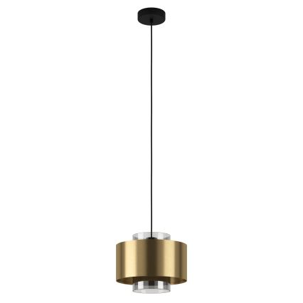 Eglo - Hanglamp aan een koord 1xE27/40W/230V goud