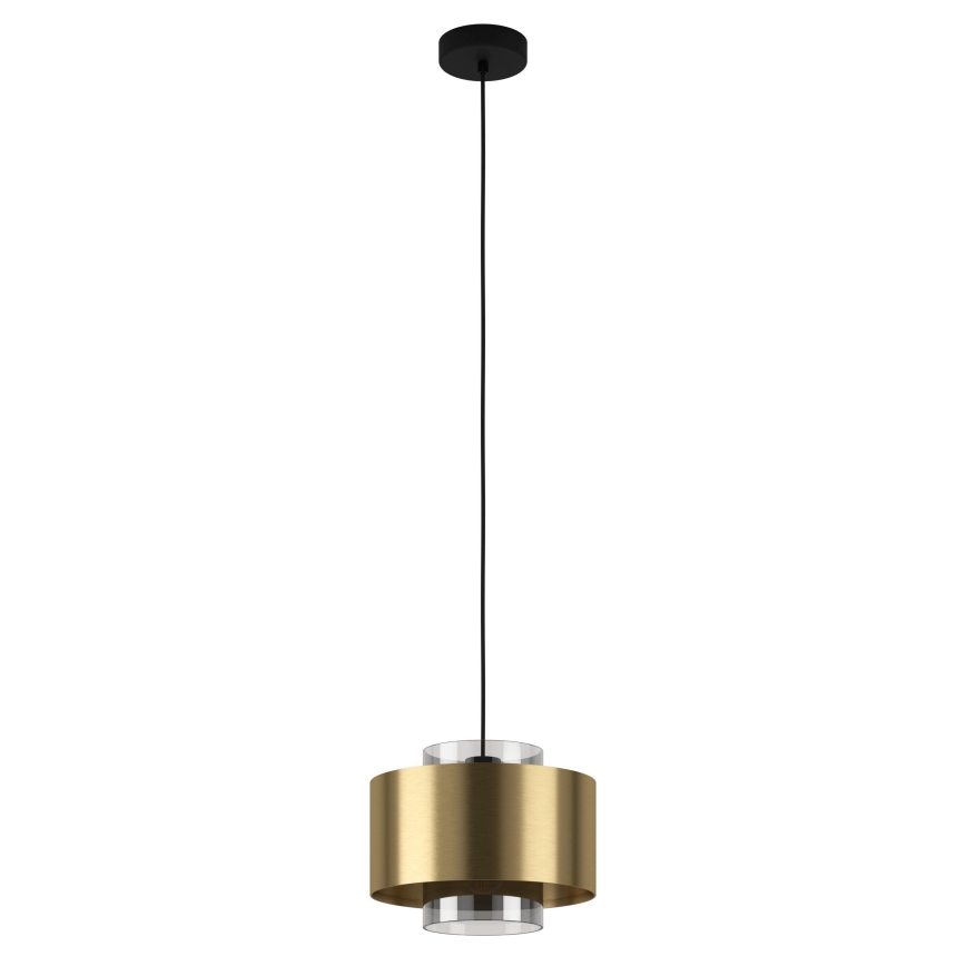 Eglo - Hanglamp aan een koord 1xE27/40W/230V goud