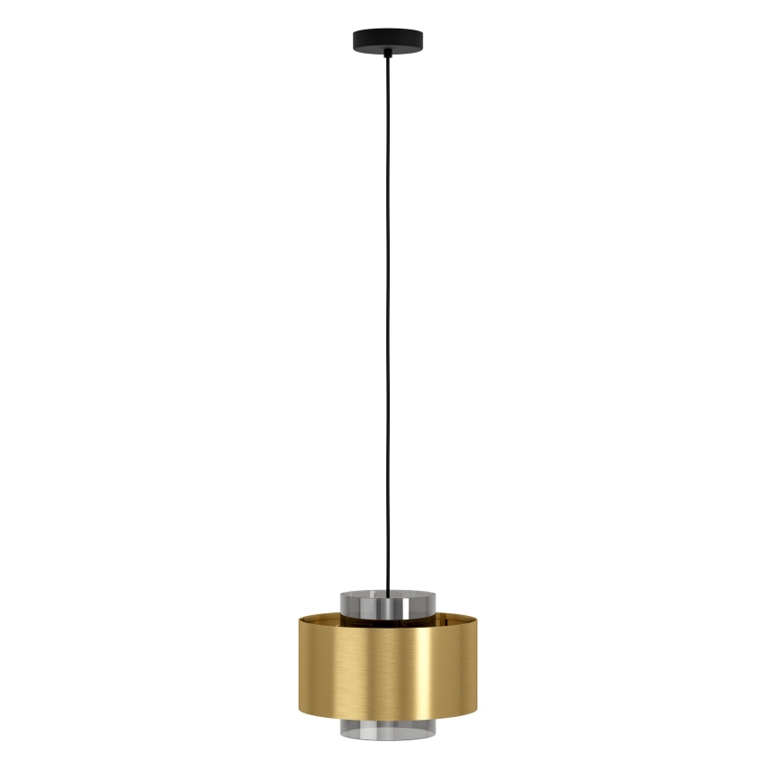 Eglo - Hanglamp aan een koord 1xE27/40W/230V goud