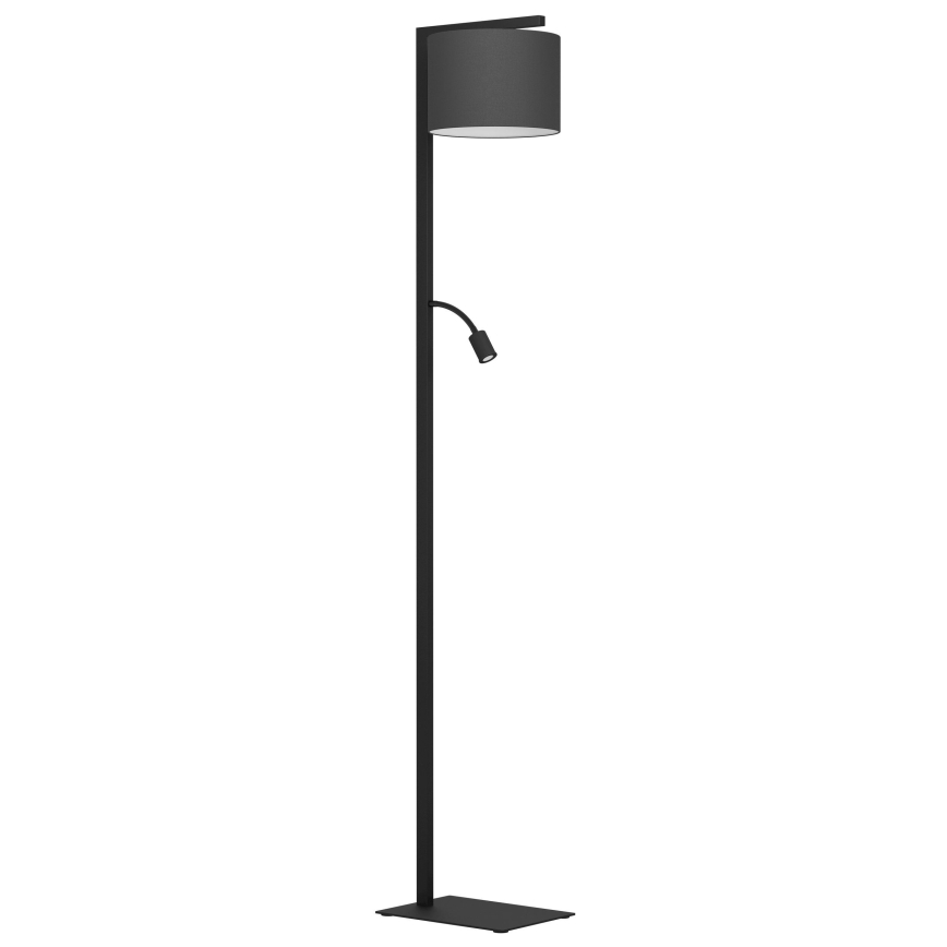 Eglo - Staande LED Lamp 1xE27/40W/230V + LED/3,8W 3000K zwart