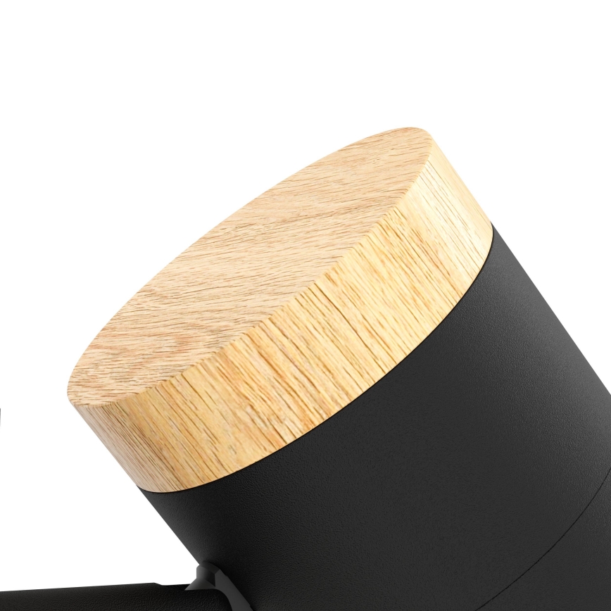 Eglo - Staande LED Lamp 3xGU10/4,5W/230V 3000K zwart/bruin