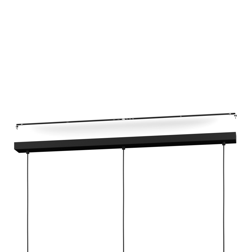Eglo - Hanglamp aan een koord 3xE27/40W/230V gerookt