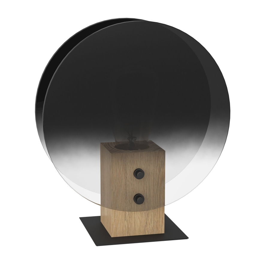 Eglo - Hanglamp aan een koord 1xE27/40W/230V gerookt