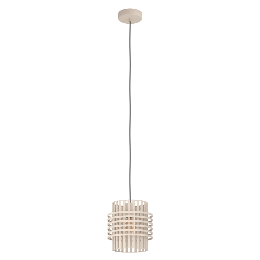 Eglo - Hanglamp aan een koord 1xE27/40W/230V diameter 21 cm crème