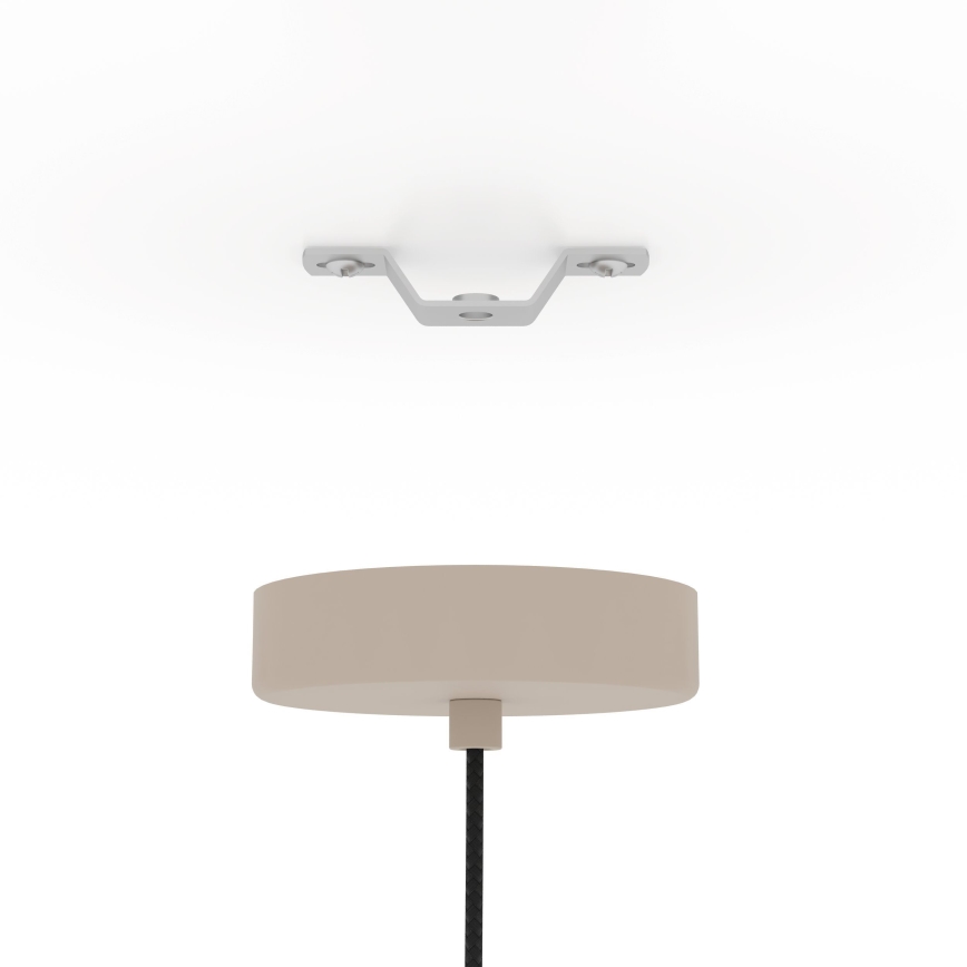 Eglo - Hanglamp aan een koord 1xE27/40W/230V diameter 21 cm crème