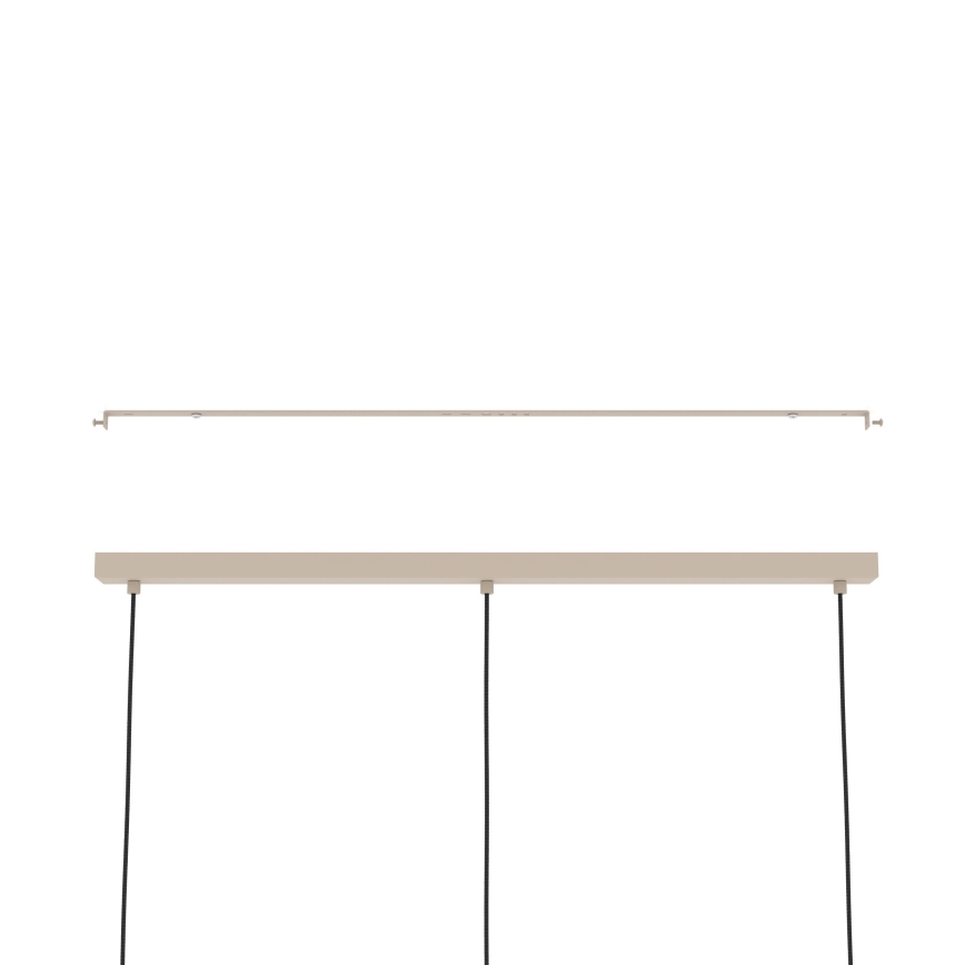 Eglo - Hanglamp aan een koord 3xE27/40W/230V crème