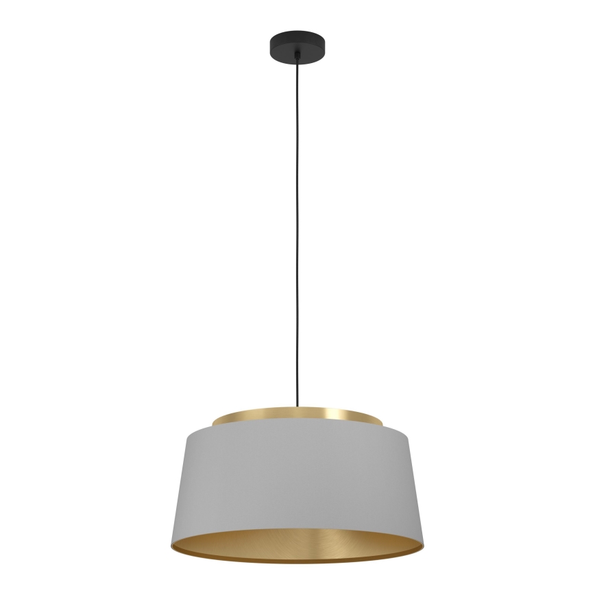 Eglo - Hanglamp aan een koord 3xE27/40W/230V grijs/goud