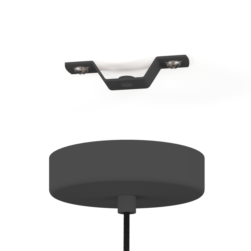 Eglo - Hanglamp aan een koord 3xE27/40W/230V grijs/goud