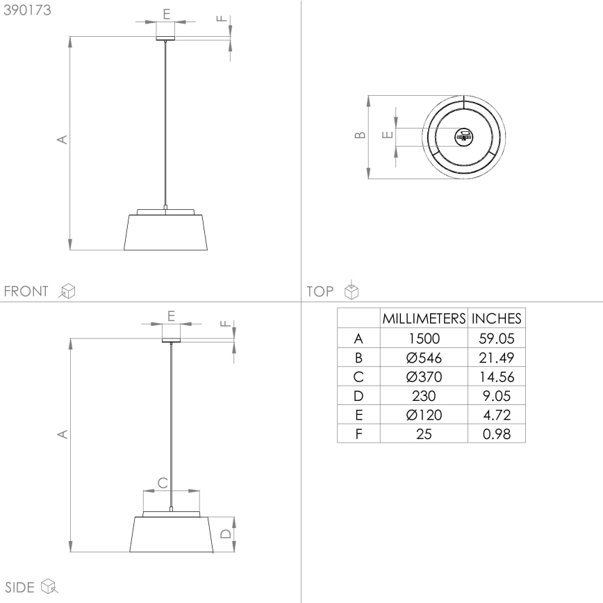 Eglo - Hanglamp aan een koord 3xE27/40W/230V grijs/goud