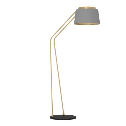 Eglo - Staande Lamp 1xE27/40W/230V grijs/goud