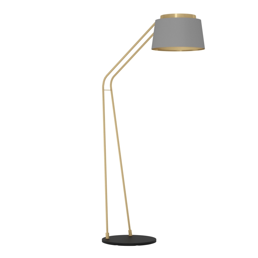 Eglo - Staande Lamp 1xE27/40W/230V grijs/goud