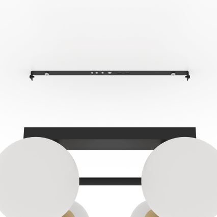 Eglo - Bevestigde hanglamp 6xE14/40W/230V goud/zwart