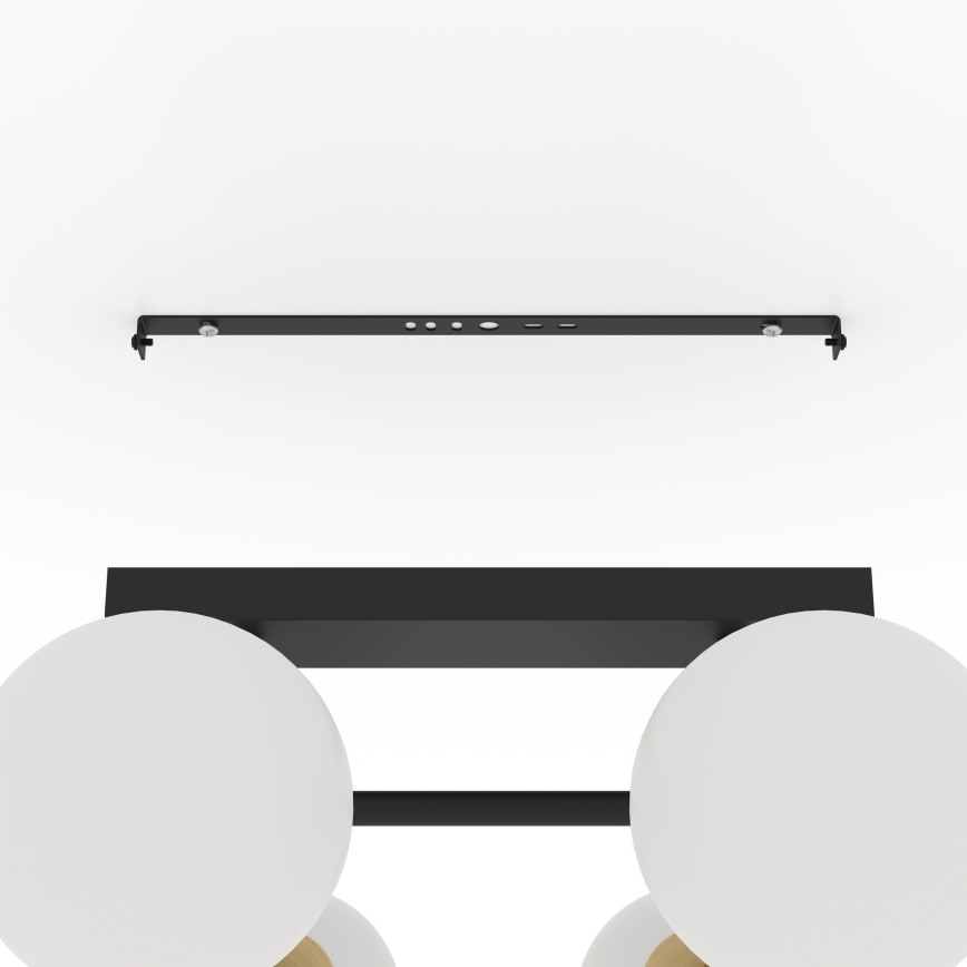 Eglo - Bevestigde hanglamp 6xE14/40W/230V goud/zwart