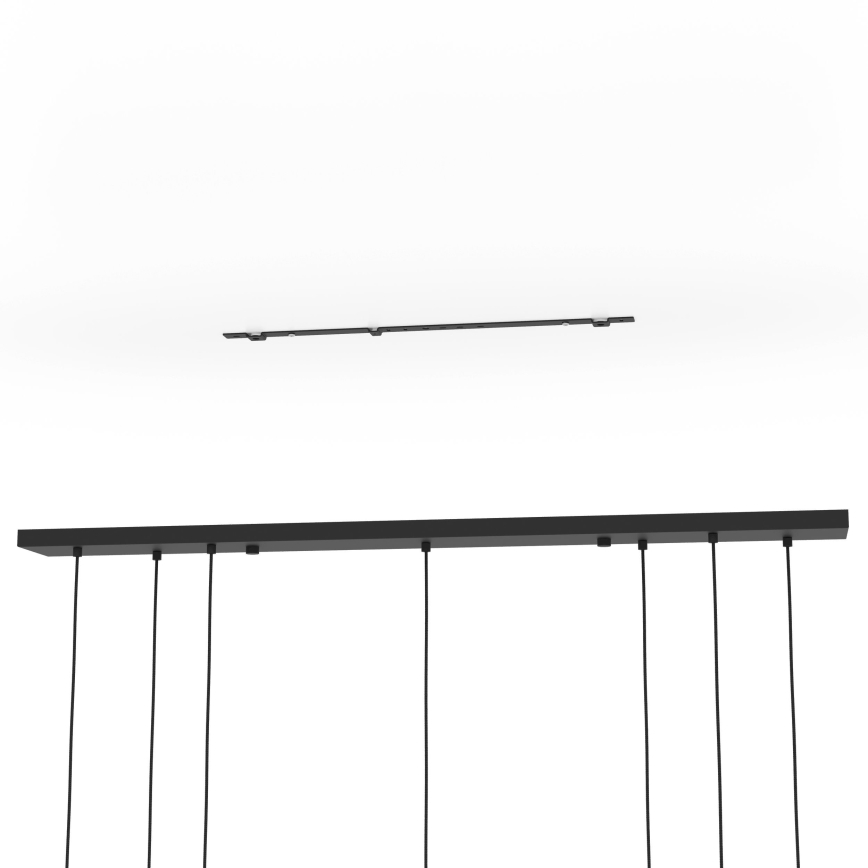Eglo - Hanglamp aan een koord 7xE14/40W/230V goud/zwart