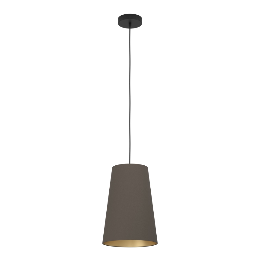 Eglo - Hanglamp aan een koord 1xE27/40W/230V bruin