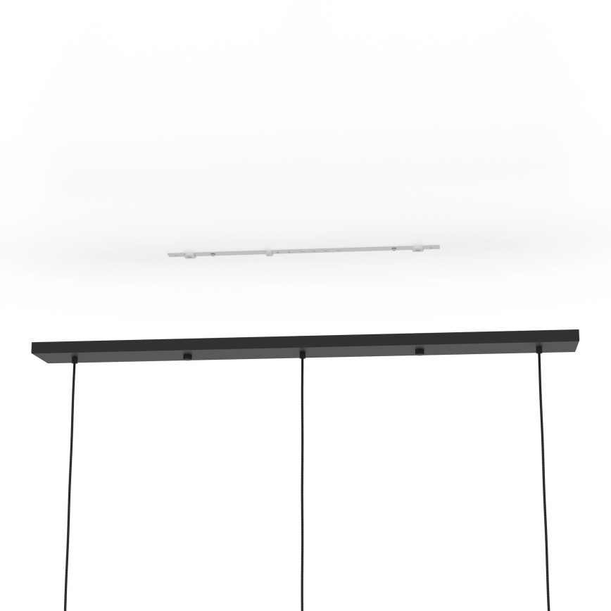 Eglo - Hanglamp aan een koord 3xE27/40W/230V bruin