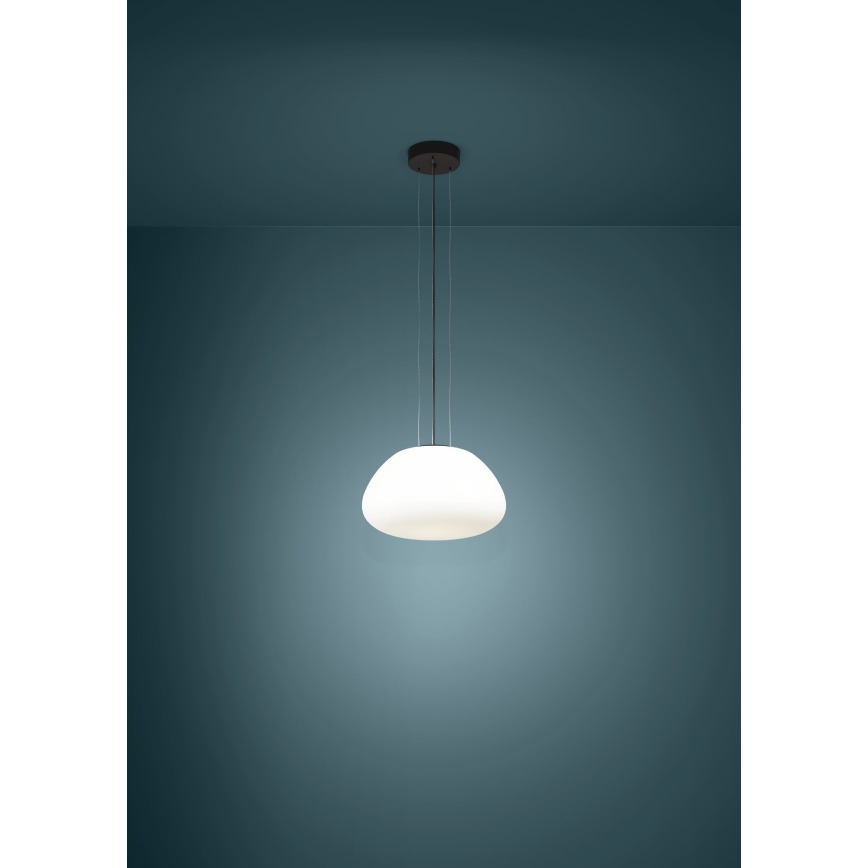 Eglo - Hanglamp aan een koord 1xE27/40W/230V zwart