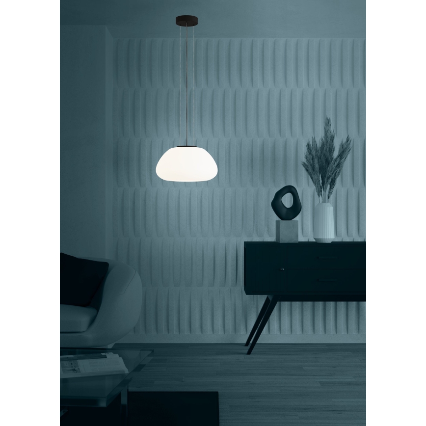 Eglo - Hanglamp aan een koord 1xE27/40W/230V zwart