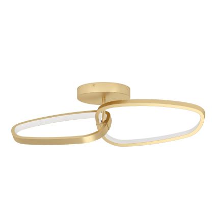 Eglo - Dimbare LED bevestigde hanglamp LED/25W/230V 3000K goud