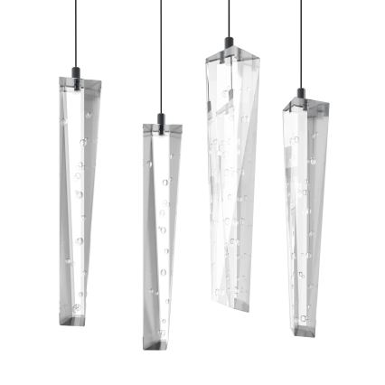 Eglo - Dimbare LED hanglamp aan een koord 8xLED/4,2W/230V 3000K doorzichtig