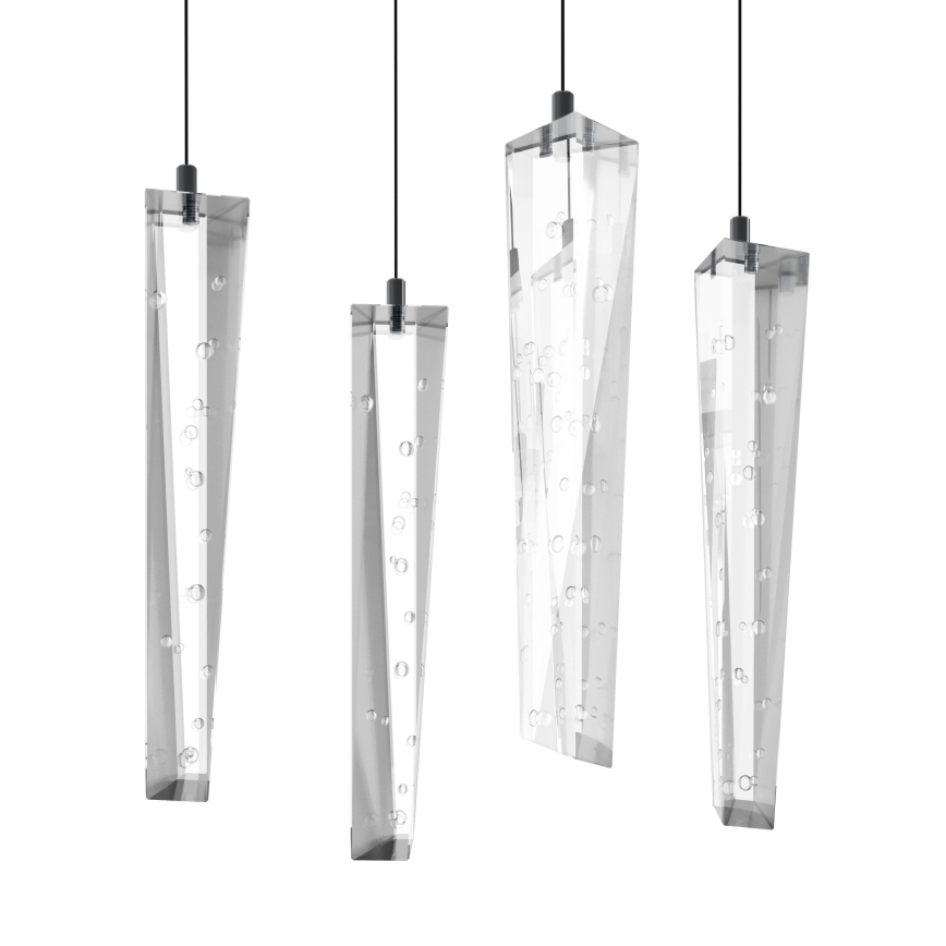 Eglo - Dimbare LED hanglamp aan een koord 8xLED/4,2W/230V 3000K doorzichtig