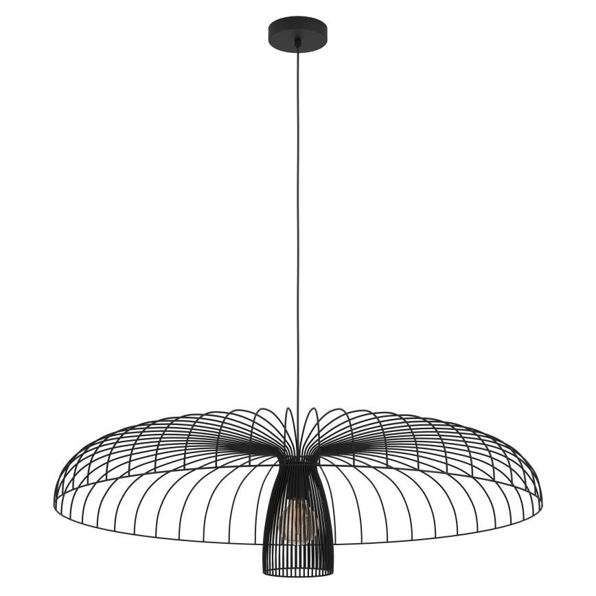 Eglo - Hanglamp aan een koord 1xE27/60W/230V diameter 98,5 cm zwart