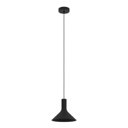 Eglo - Hanglamp aan een koord 1xE27/28W/230V zwart