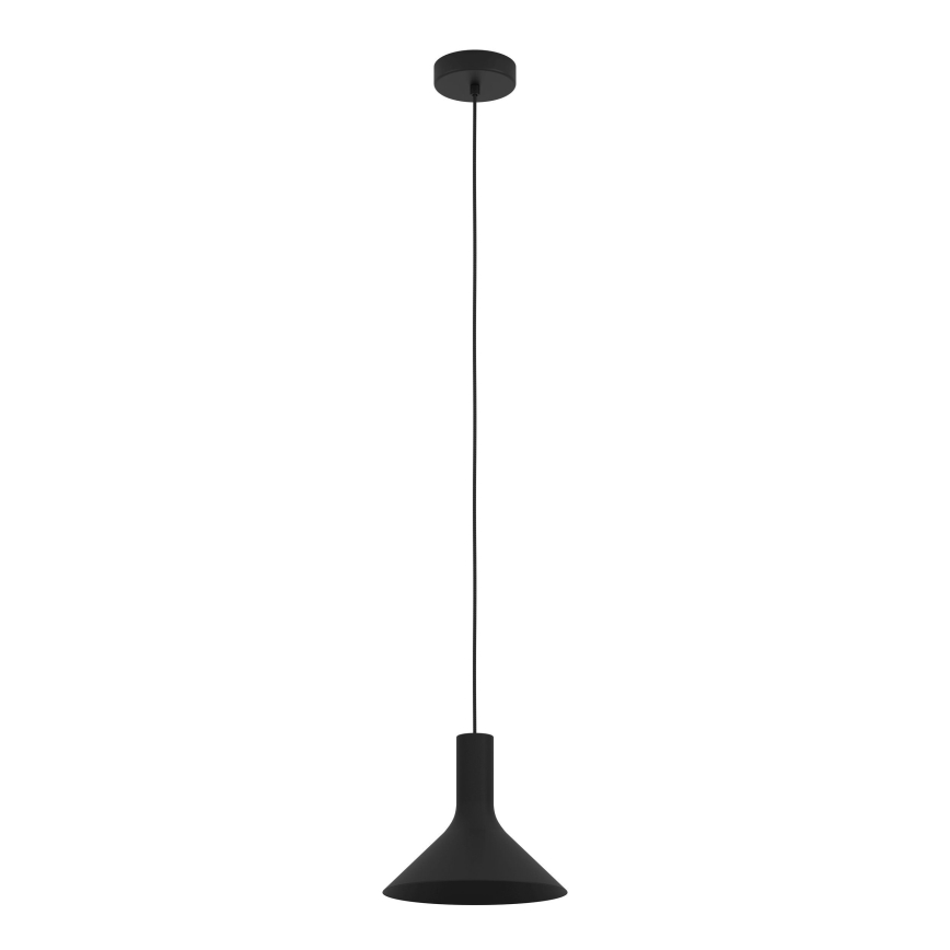 Eglo - Hanglamp aan een koord 1xE27/28W/230V zwart