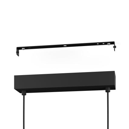 Eglo - Dimbare LED hanglamp aan een koord LED/28,8W/230V 3000K zwart/bruin