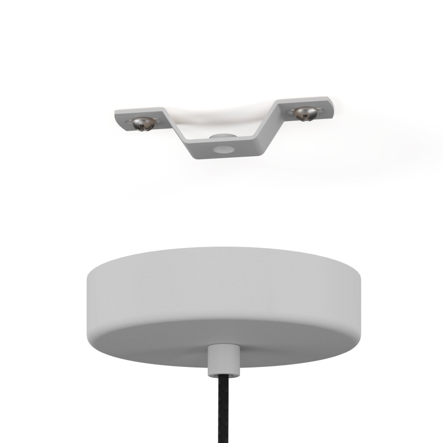 Eglo - Hanglamp aan een koord 1xE27/40W/230V grijs