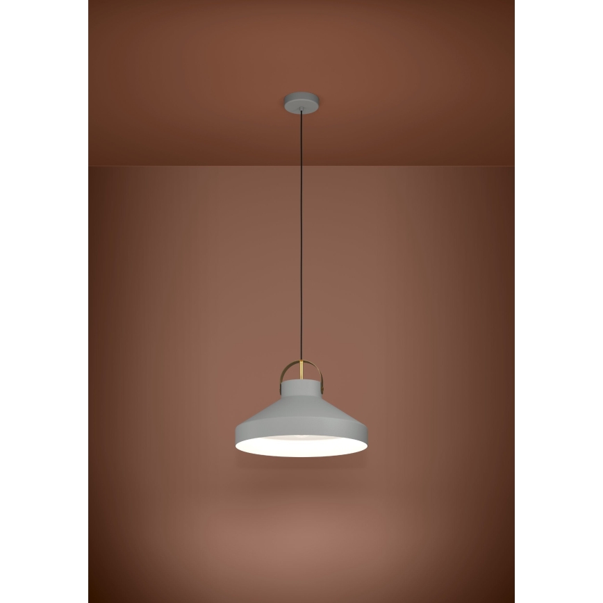 Eglo - Hanglamp aan een koord 1xE27/40W/230V grijs
