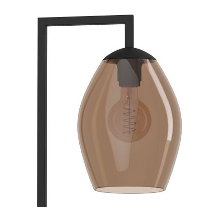 Eglo - Staande Lamp 1xE27/40W/230V bruin