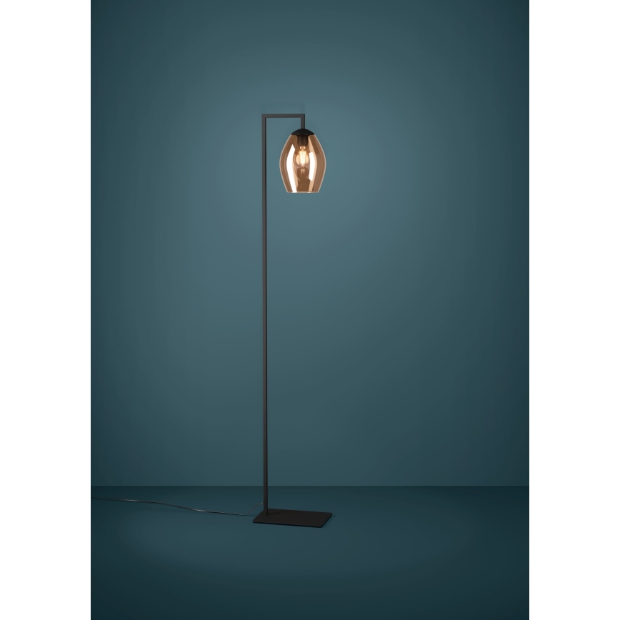 Eglo - Staande Lamp 1xE27/40W/230V bruin
